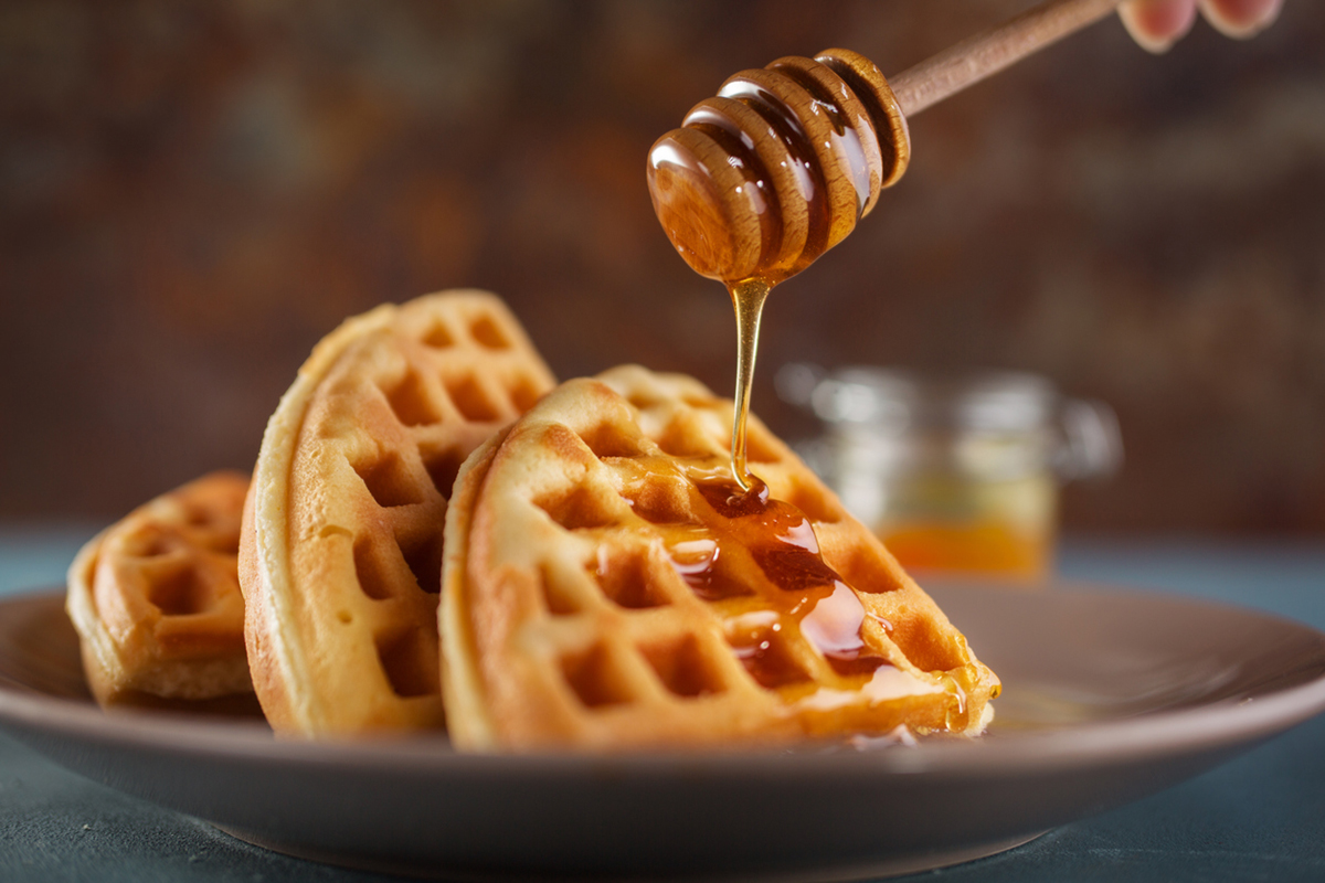 Honey Waffles - Dutch Gold Honey